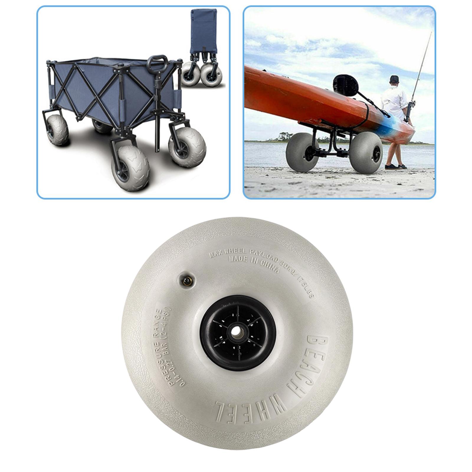Fishing Kayak Cart - Beach Balloon Wheels Heavy Load Replacement