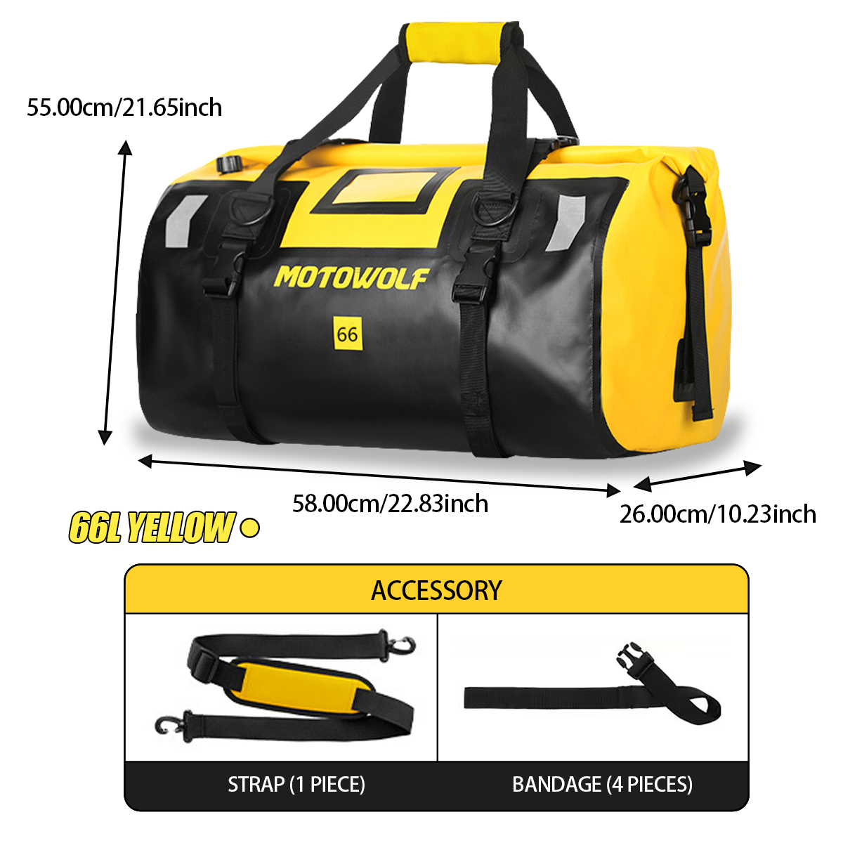 Waterproof Duffel Bag 40L/66L  - Fishing Kayak Seat ulasan dan harga