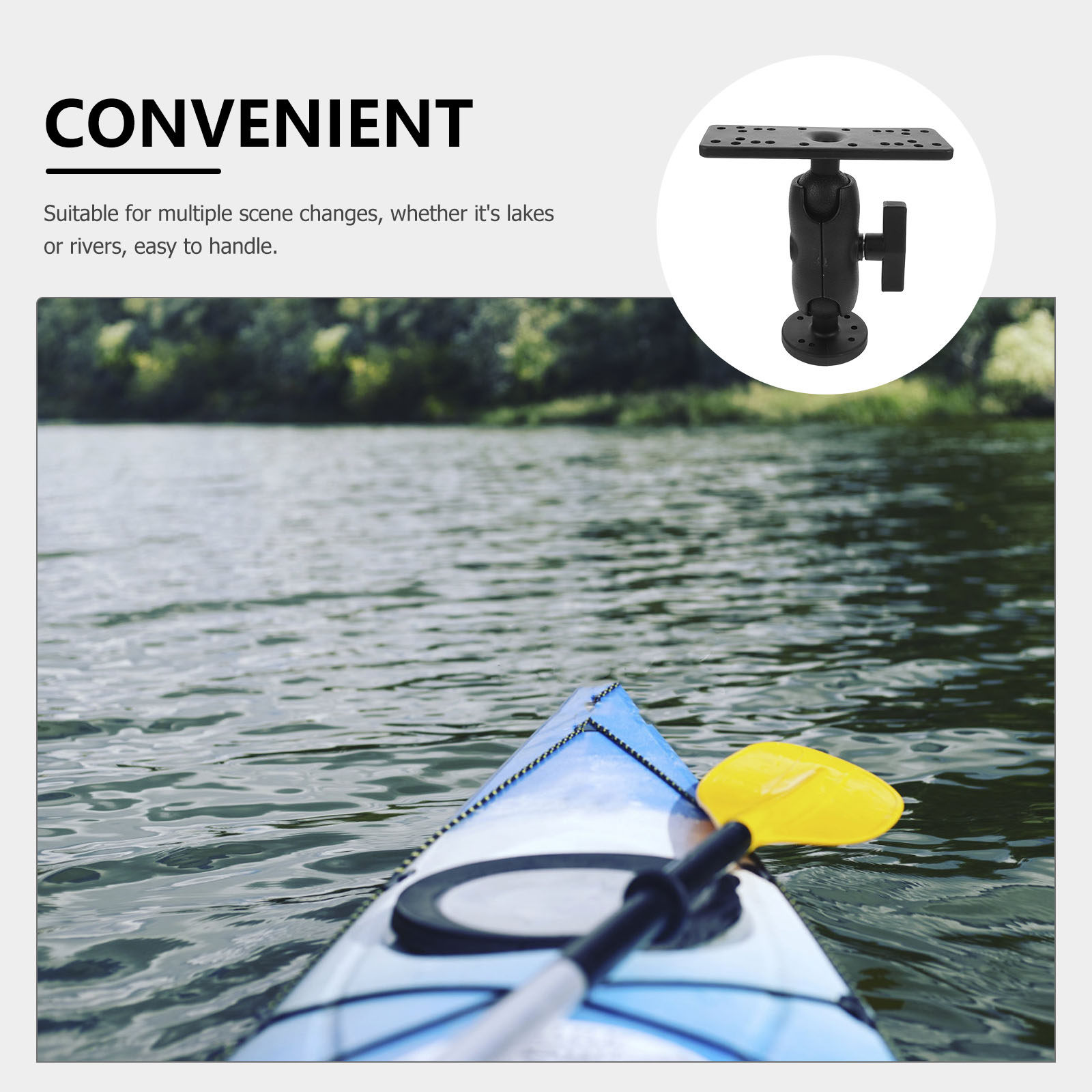 Adjustable Fishfinder Bracket  - Fishing Kayak Fish Finder Mount ulasan dan harga