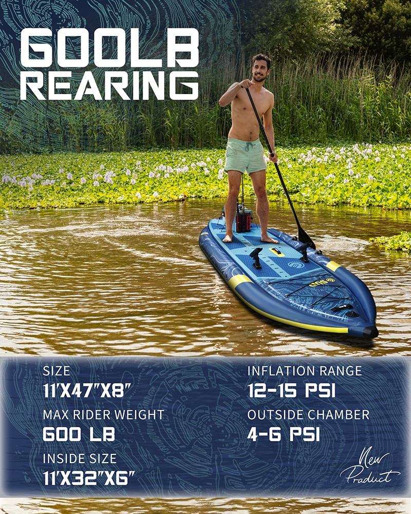 Three Air Chamber Inflatable F - Fishing Kayak Rod Holder ulasan dan harga